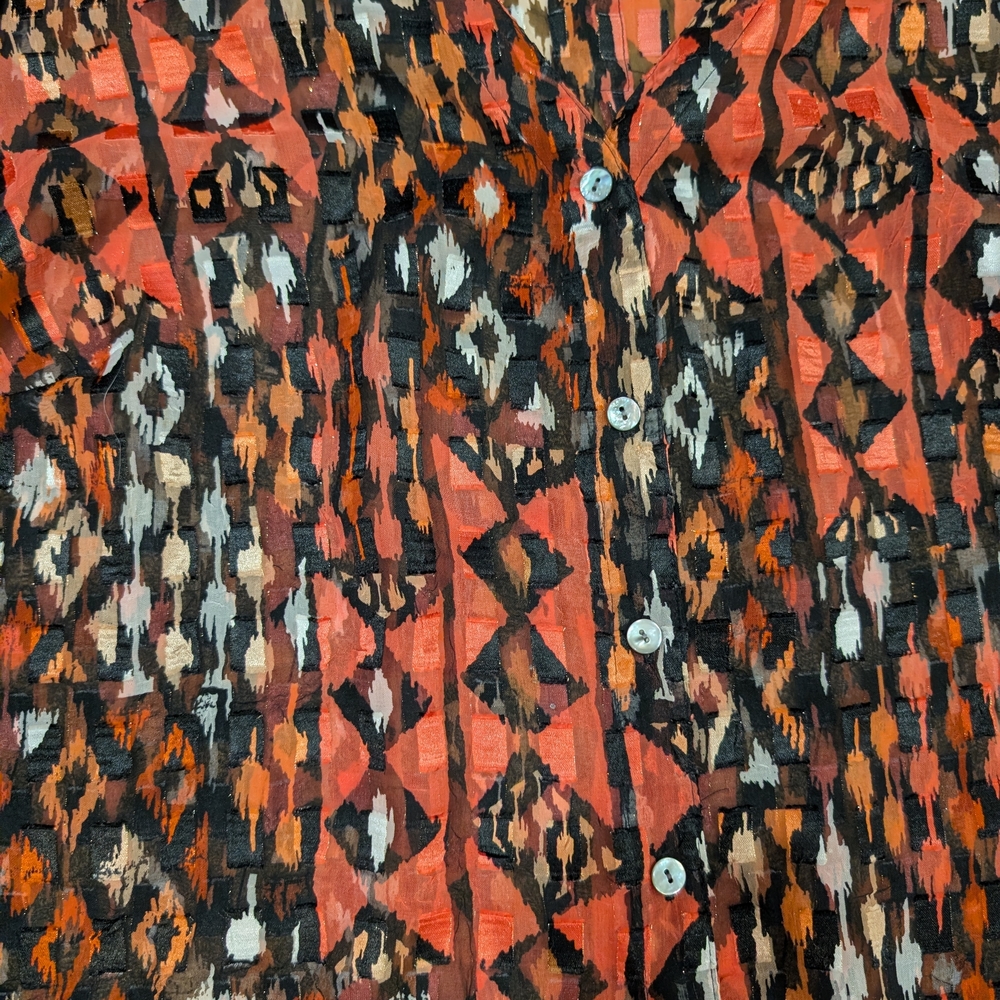 Ruby Rd. Multicolor Abstract Print Blouse - Picture 3 of 3